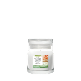 Neue Yankee Candle Blooming Love Small Jar Duftkerze mit romantischem blumigem Duft
